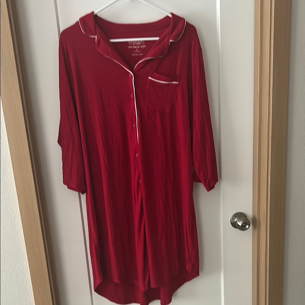 💫Red Women’s Night Gown